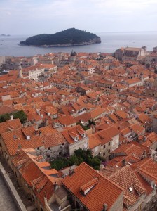 Dubrovnik seen from the city walls, September 2016.